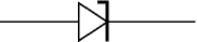 Zener diode circuit symbol