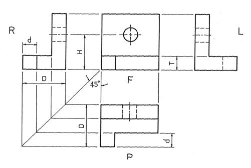 3rd angle orthographic projection