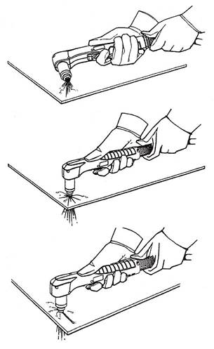 plasma arc cutting process